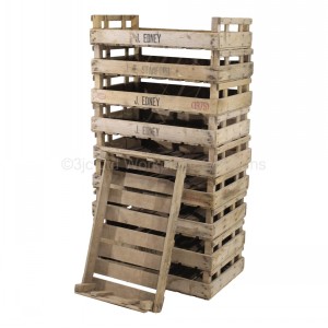 Potato & Vegetable Trays Wooden Vintage Type